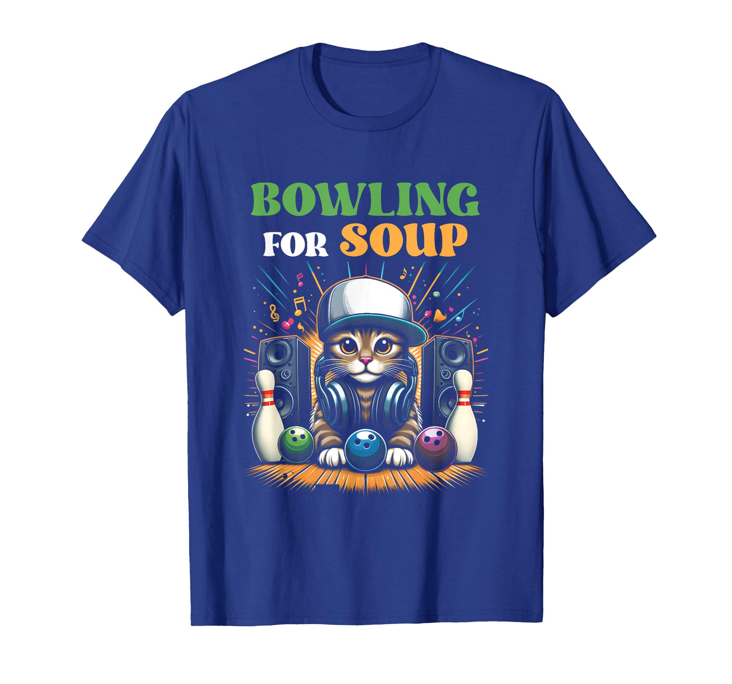 Bowling For Soup Music Cat Style DJ Cat Wearing Headphone Men Women Kids T-Shirt
