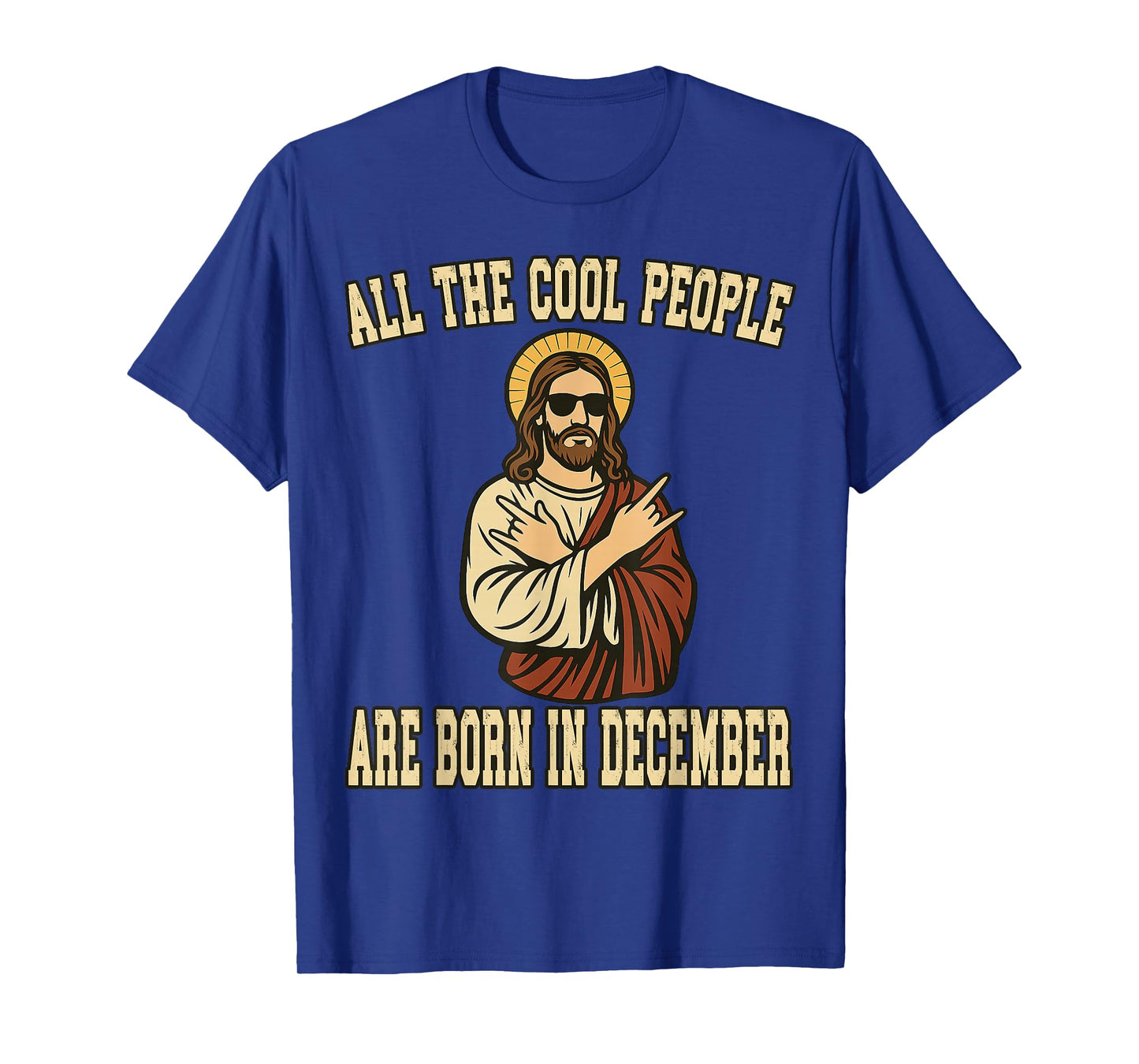 All Cool People are Born in December Jesus Bday Christmas T-Shirt