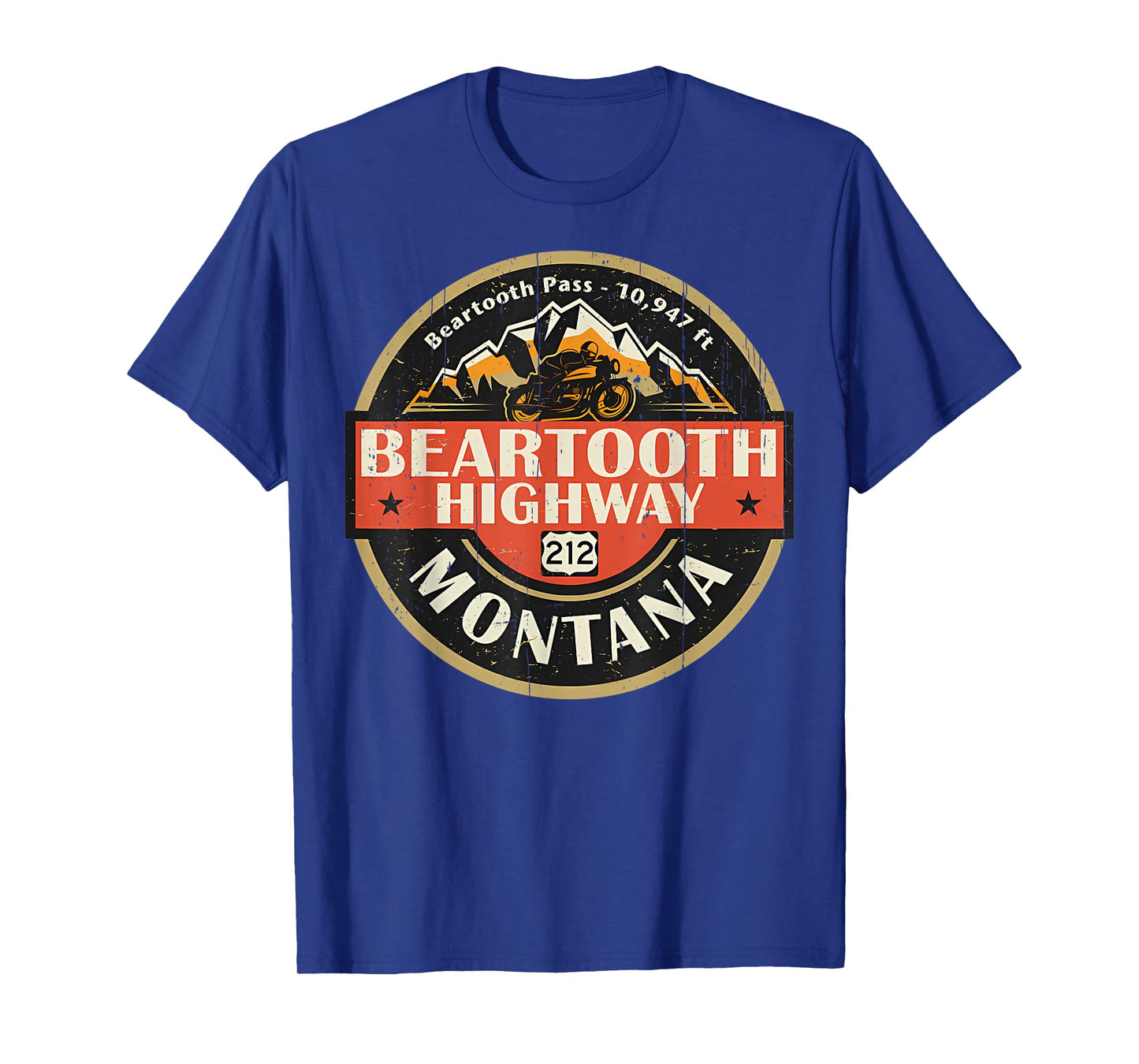 Vintage Beartooth Highway Mountain Hiking Nature T-Shirt