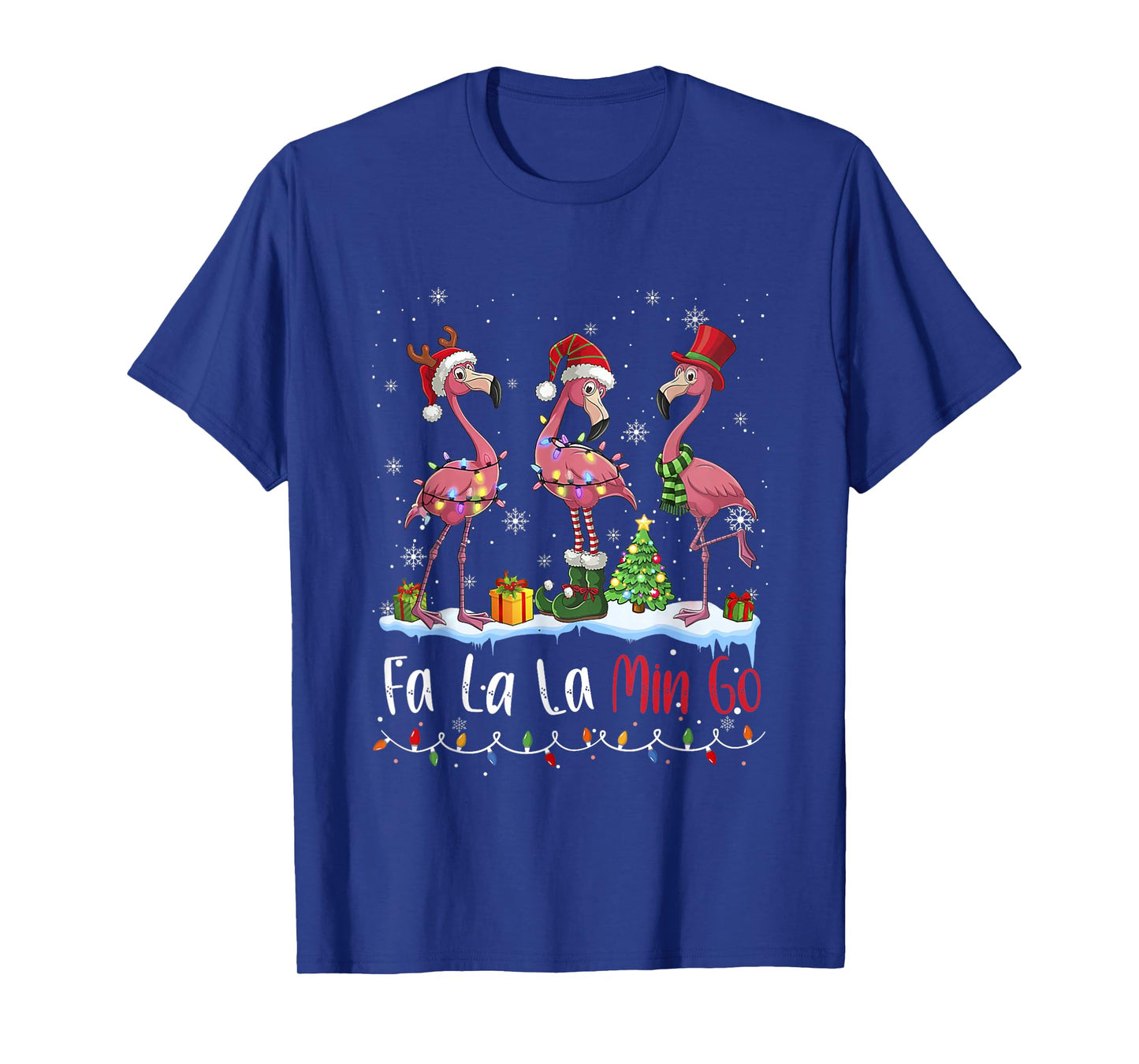 FA La La La Mingo Flamingo Christmas Lover T-Shirt