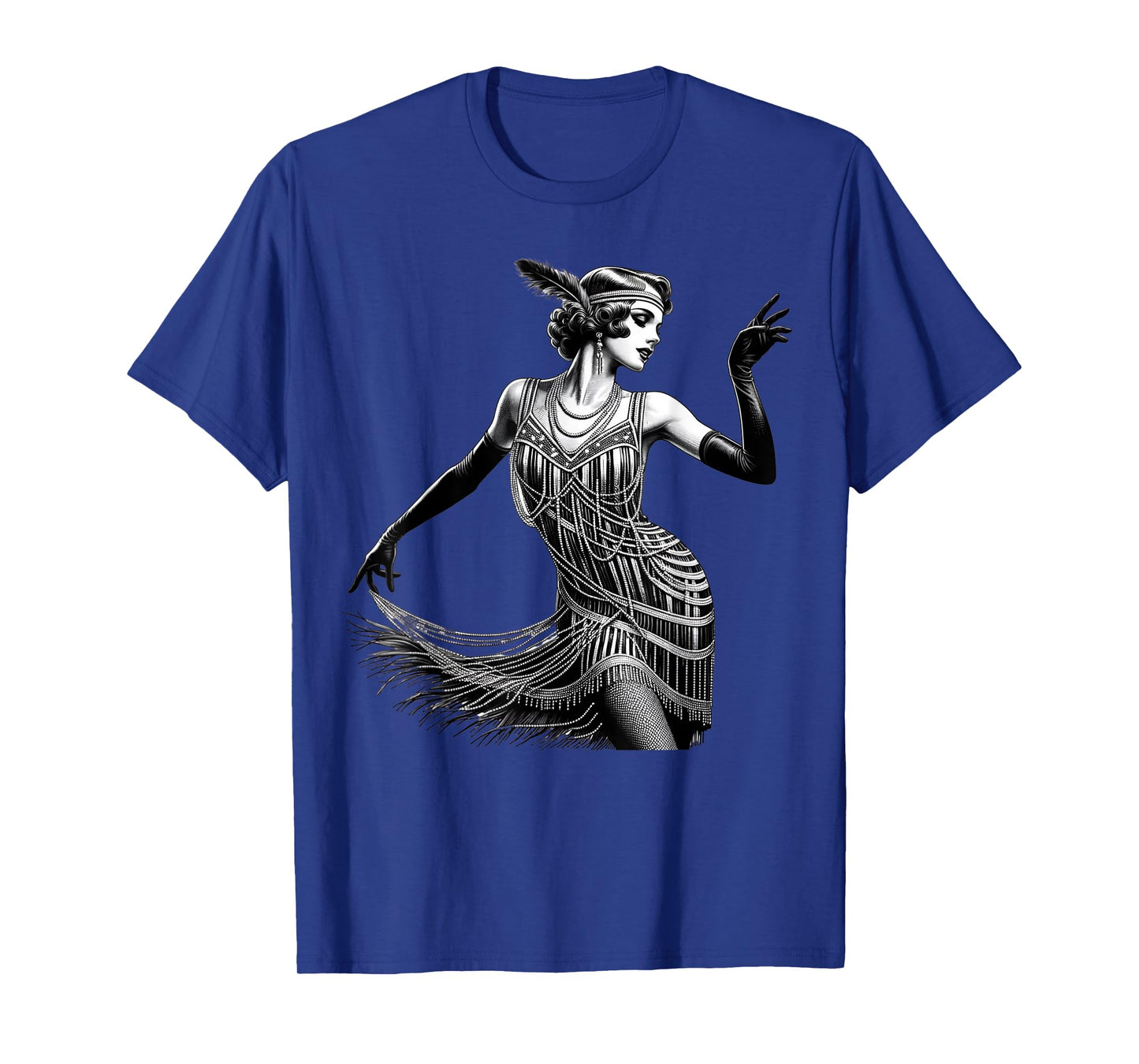 ROARING 1920's Great, Gatsby Glamorous Woman Flapper T-Shirt