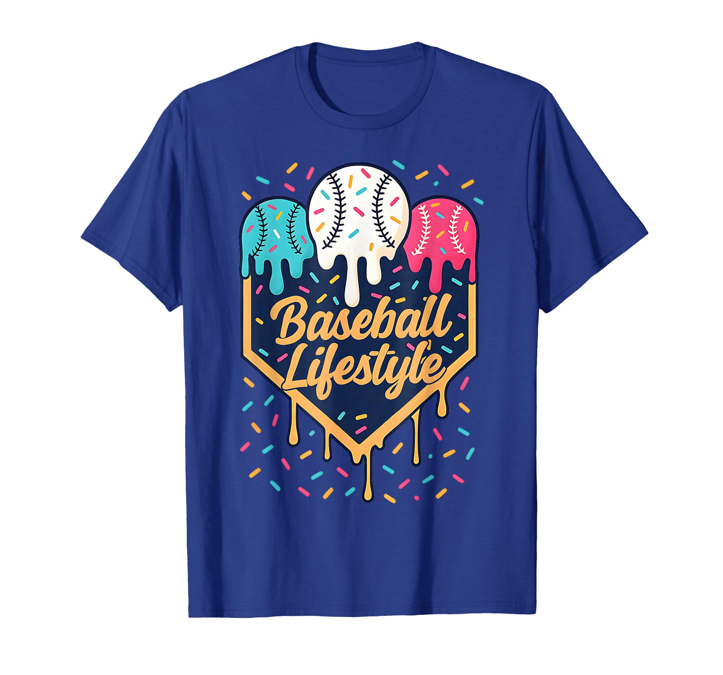 Baseball Life Style 101 Apparel Youth Drip Baseball Boys Kid T-Shirt