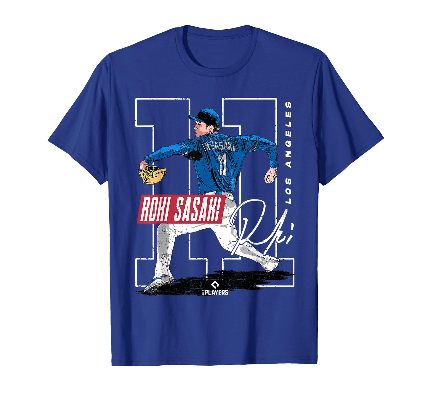 Roki Sasaki | Los Angeles D MLB Baseball Players |MLBROS202M T-Shirt