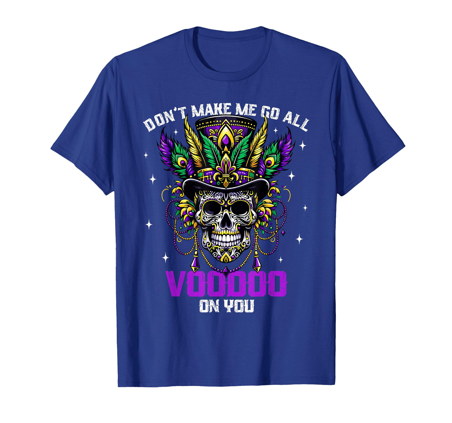 Mardi Gras Priest New Orleans Witch Doctor Voodoo T-Shirt