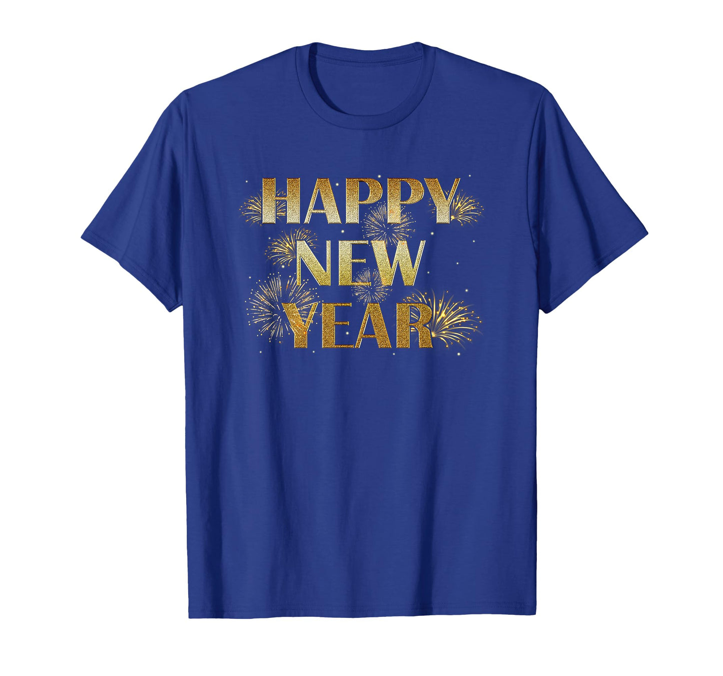 Happy New Year Eve Party Fireworks Confetti Kids Men Women T-Shirt
