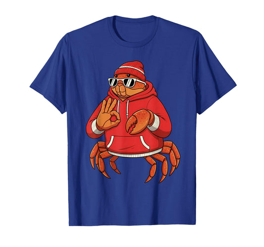 Six Seven Meme Retro Vintage Crab 67 Funny Gen Z Apha T-Shirt