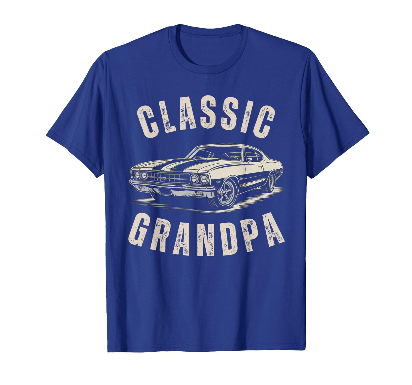 Classic Grandpa Muscle Vibe Outfit for Old car Enthusiasts T-Shirt