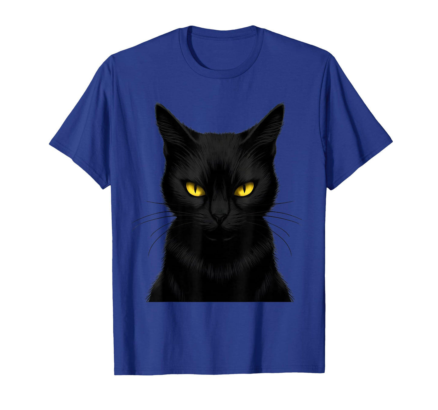 Black Cat Yellow Eyes Graphic Men Women Boys Girls T-Shirt