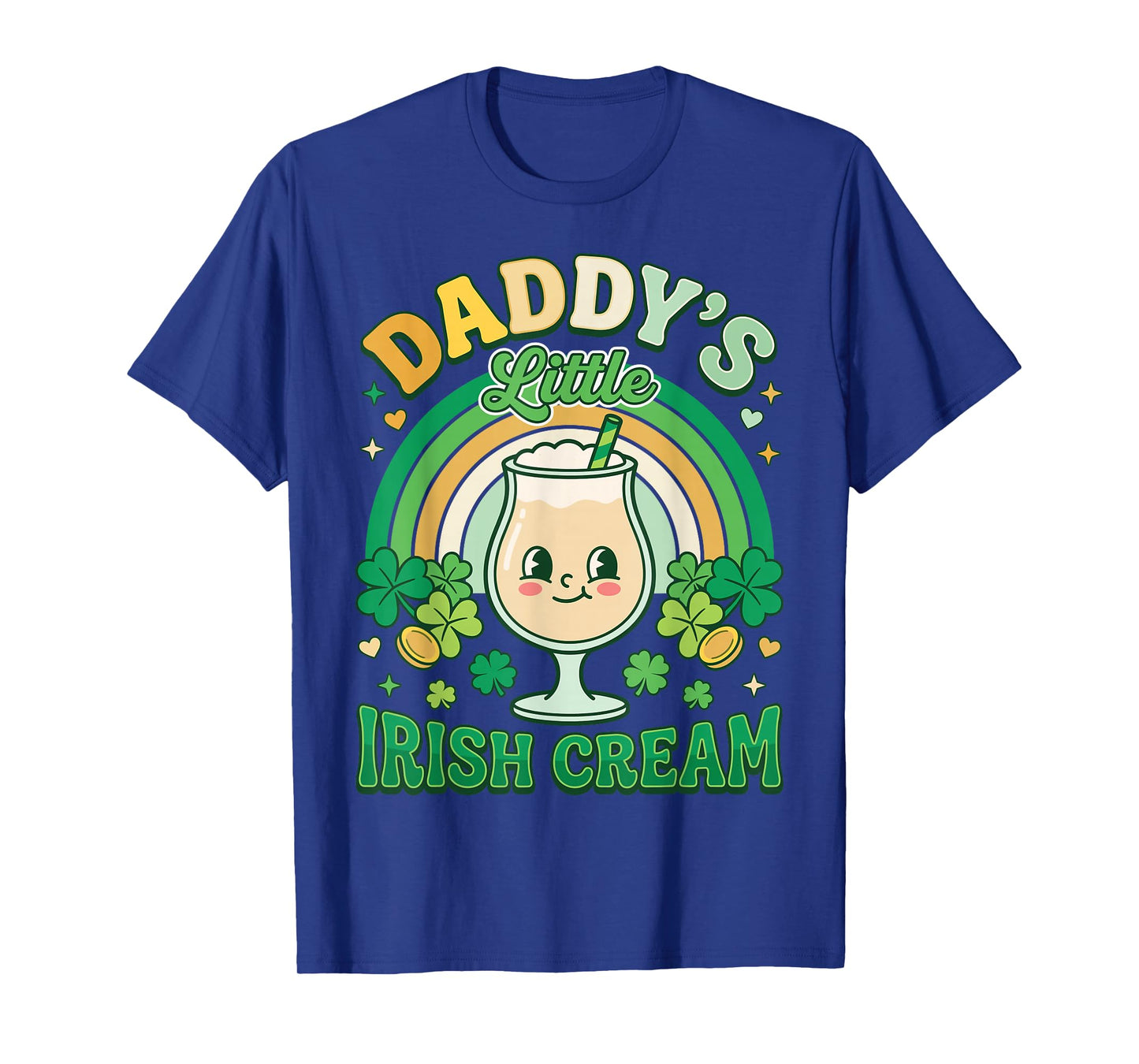 Funny Inappropriate St Patricks Day Daddy Irish Cream Womens T-Shirt