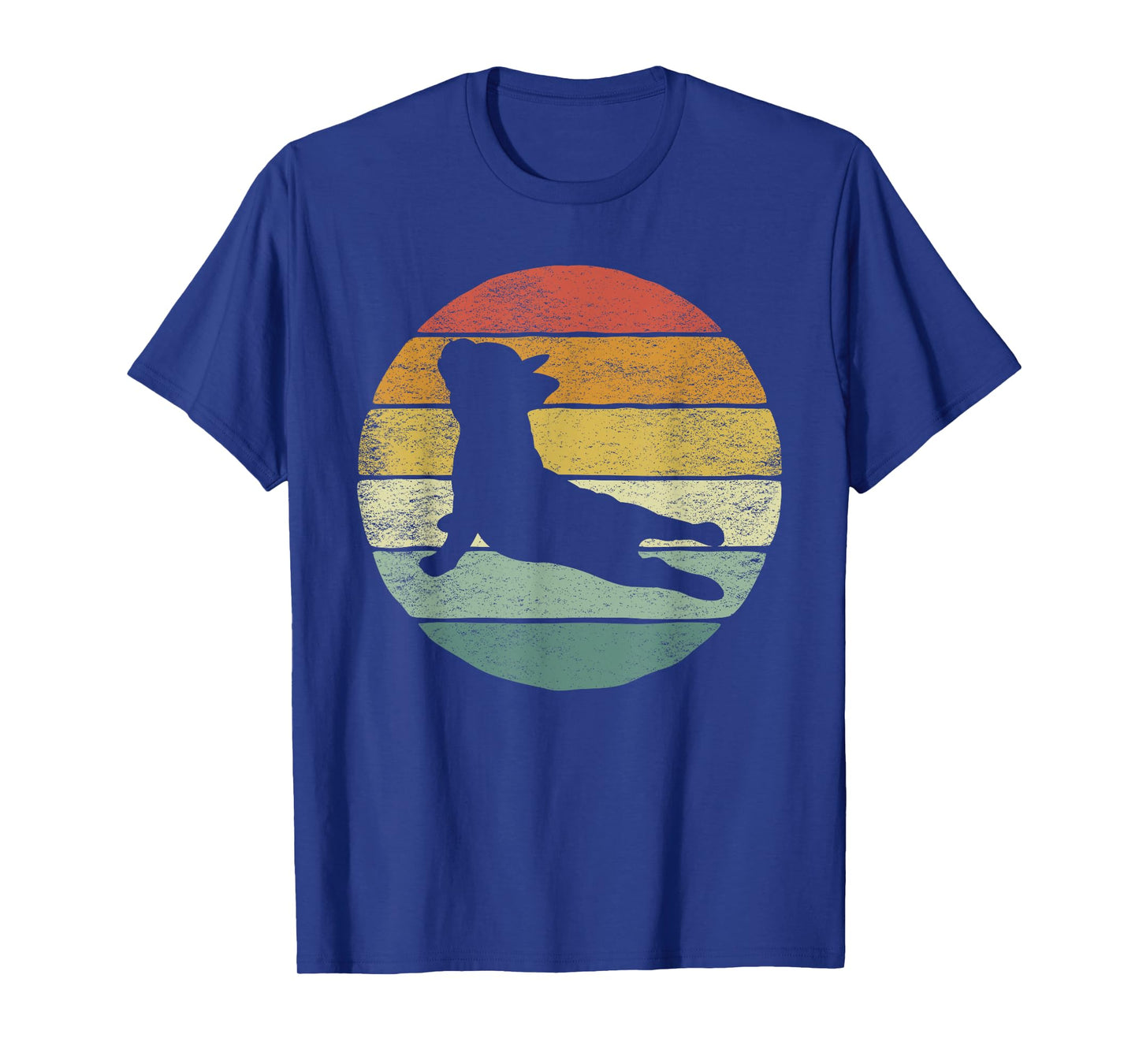 Vintage Retro French Bulldog Shirt Yoga Funny French Bulldog T-Shirt for Men Women Girls Kids