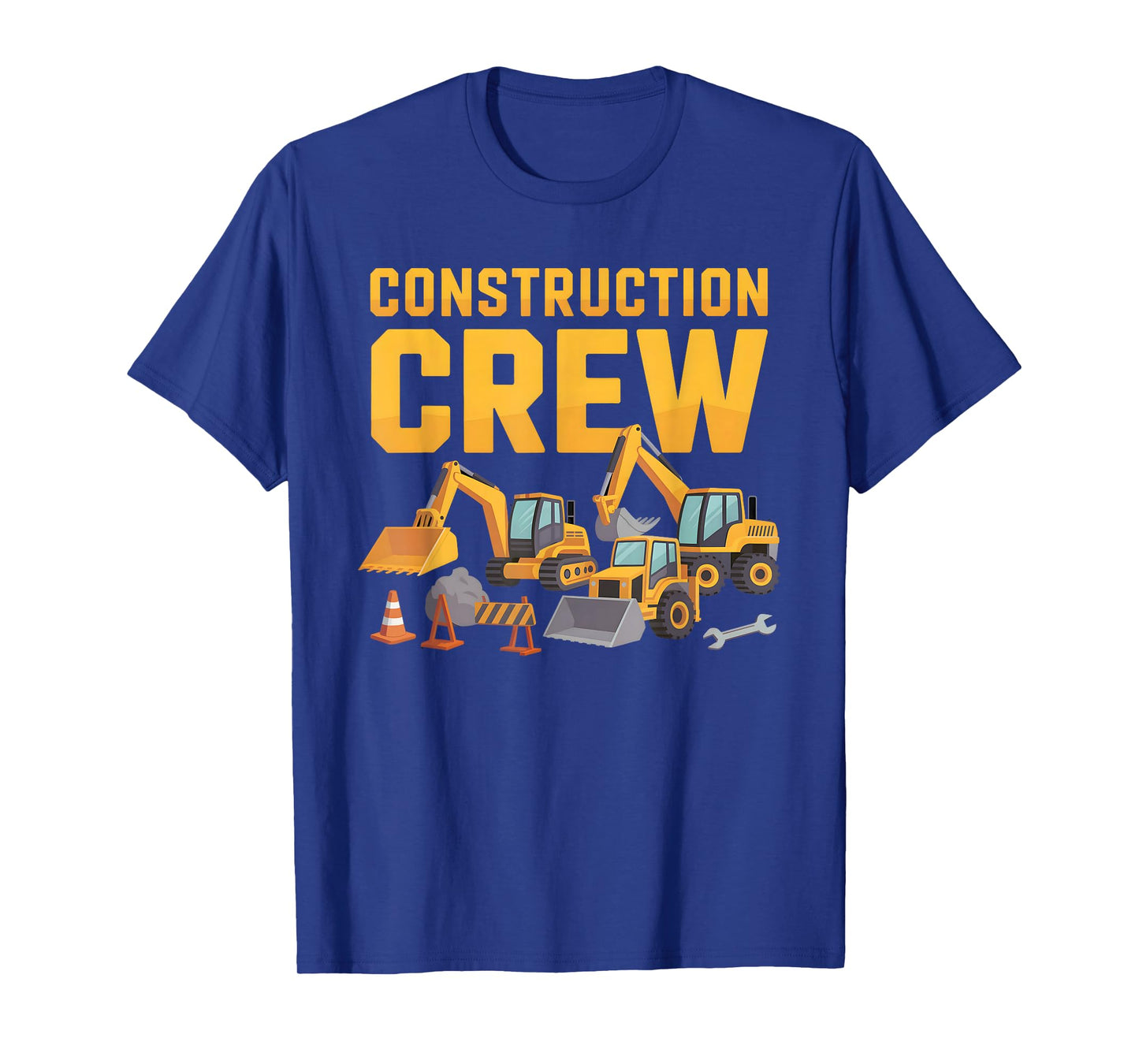 Boys Construction Crew Birthday Theme Digger Matching Outfit T-Shirt