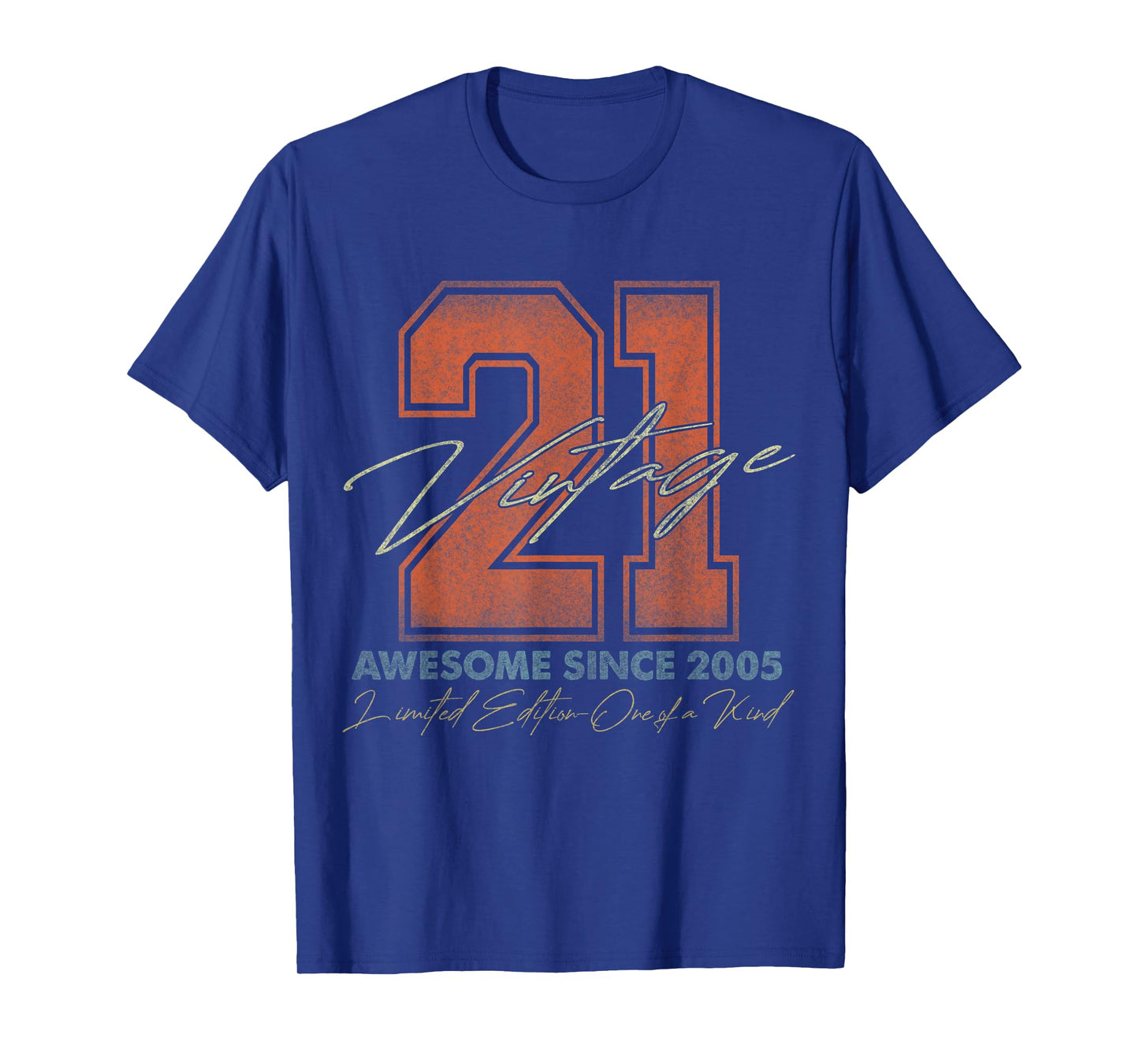 21 Year Old Gifts Vintage 2005 Limited Edition 21st Birthday T-Shirt