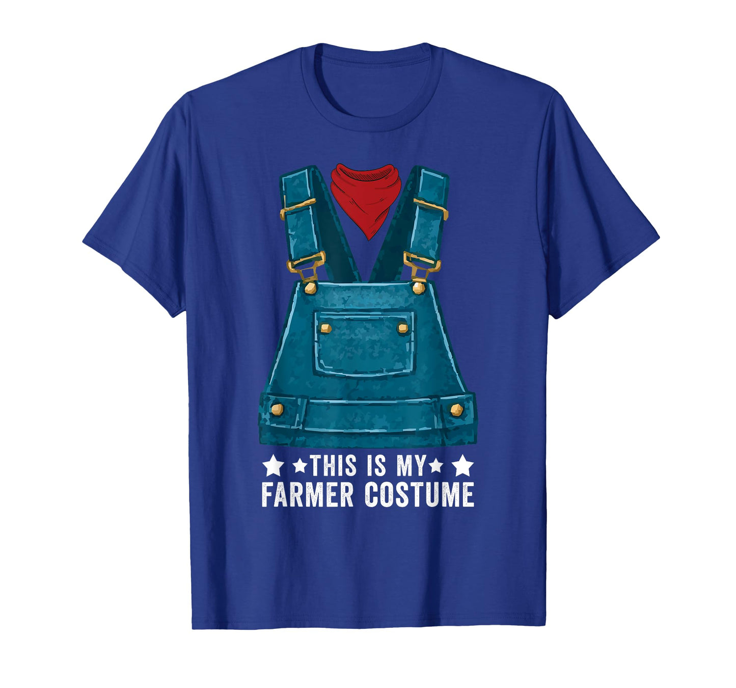 This Is My Farmer Costume Halloween Funny Farm Farming T-Shirt