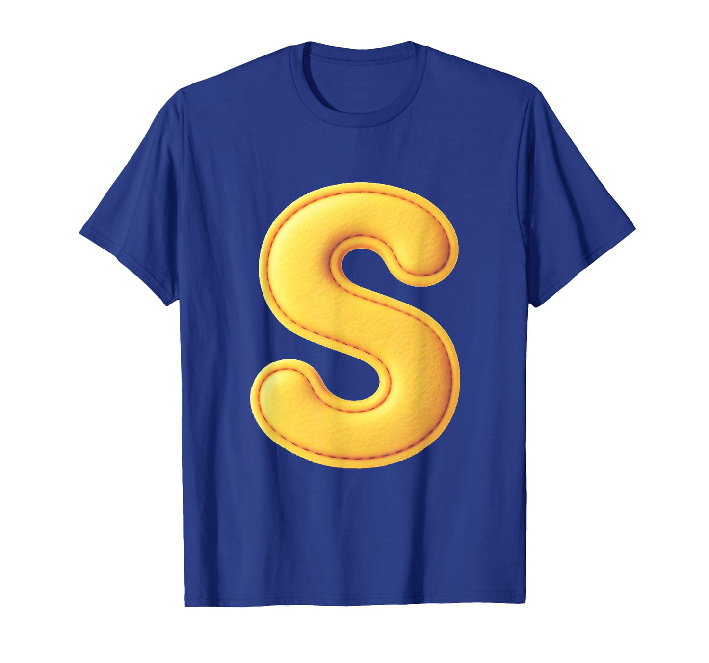 Letter S Funny Chipmunk Group Matching Thanksgiving Costume T-Shirt