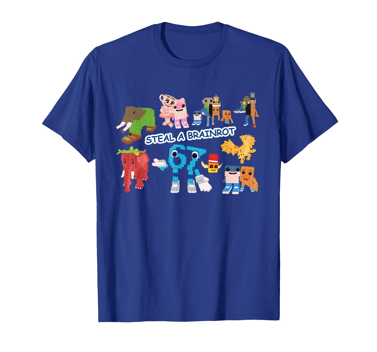 Steal a Brain Rot Shirt Funny Gamer Meme for Kids T-Shirt
