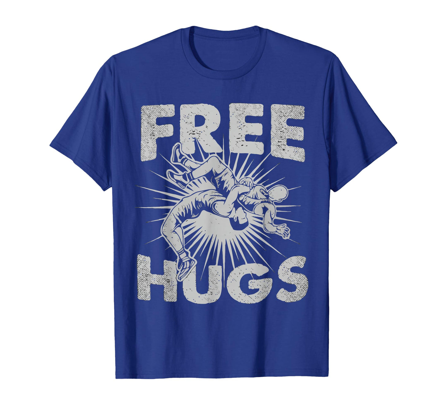 Wrestling - Funny Free Hugs Just Ask T-Shirt