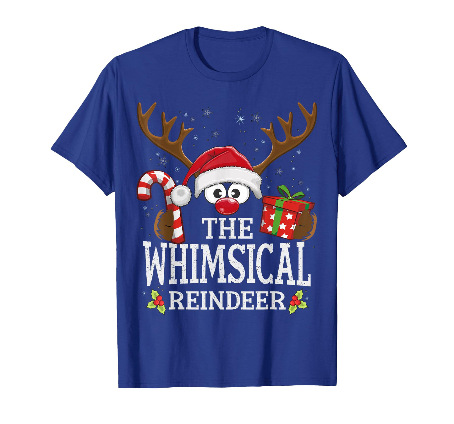 Christmas Matching The Whimsical Reindeer Family T-Shirt