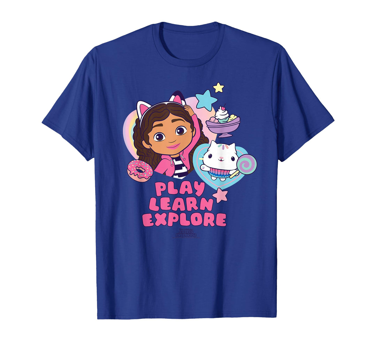 DreamWorks Gabby's Dollhouse Play Learn Explore T-Shirt