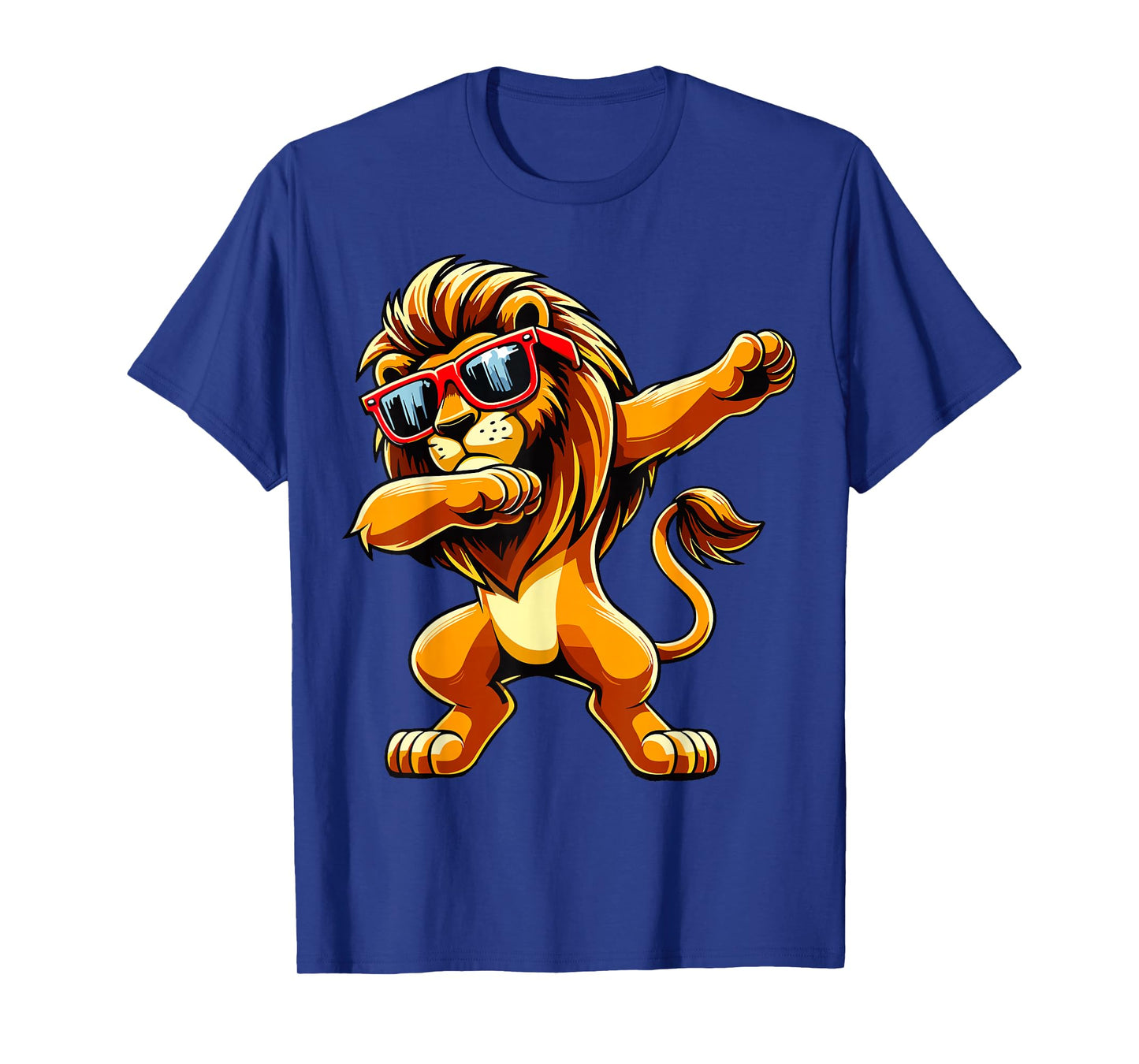 Dabbing Lion Sunglasses T-Shirt