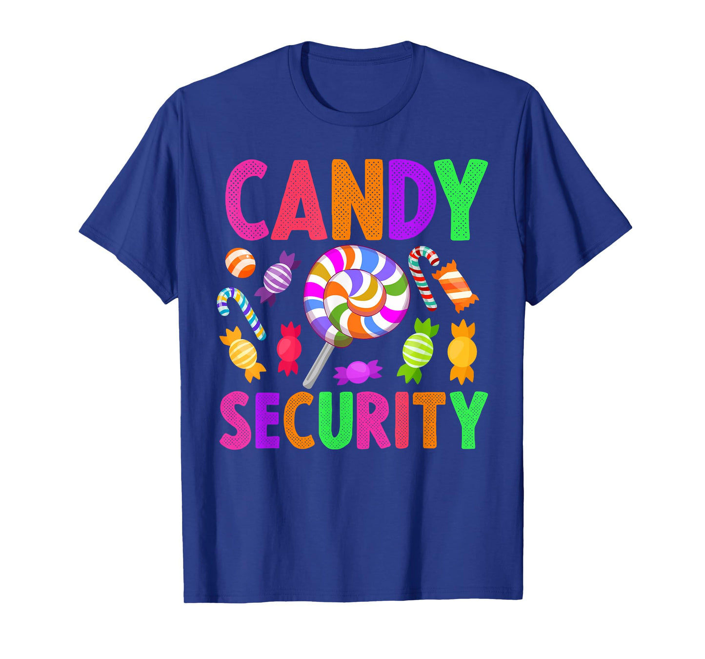 Candy Security Colorful Halloween Group Costume T-Shirt