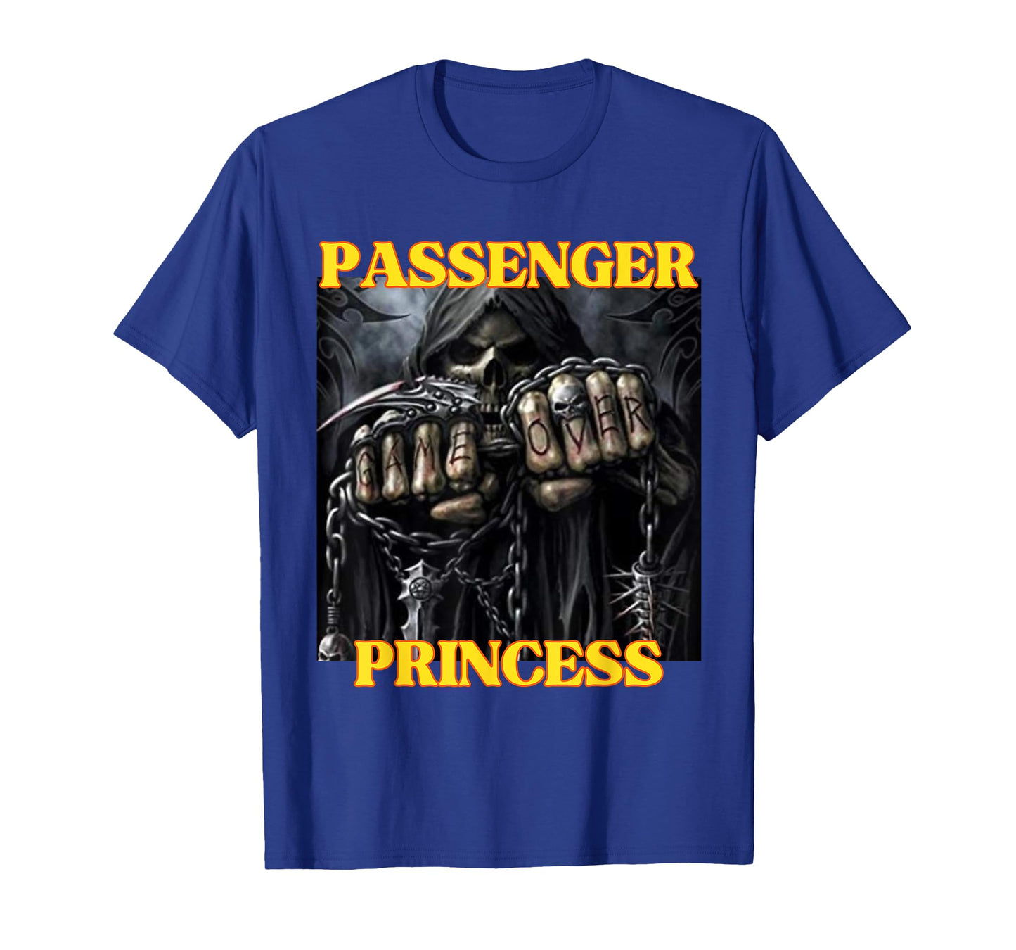 I Heart Passenger Princess Funny Hard Skeleton Meme T-Shirt