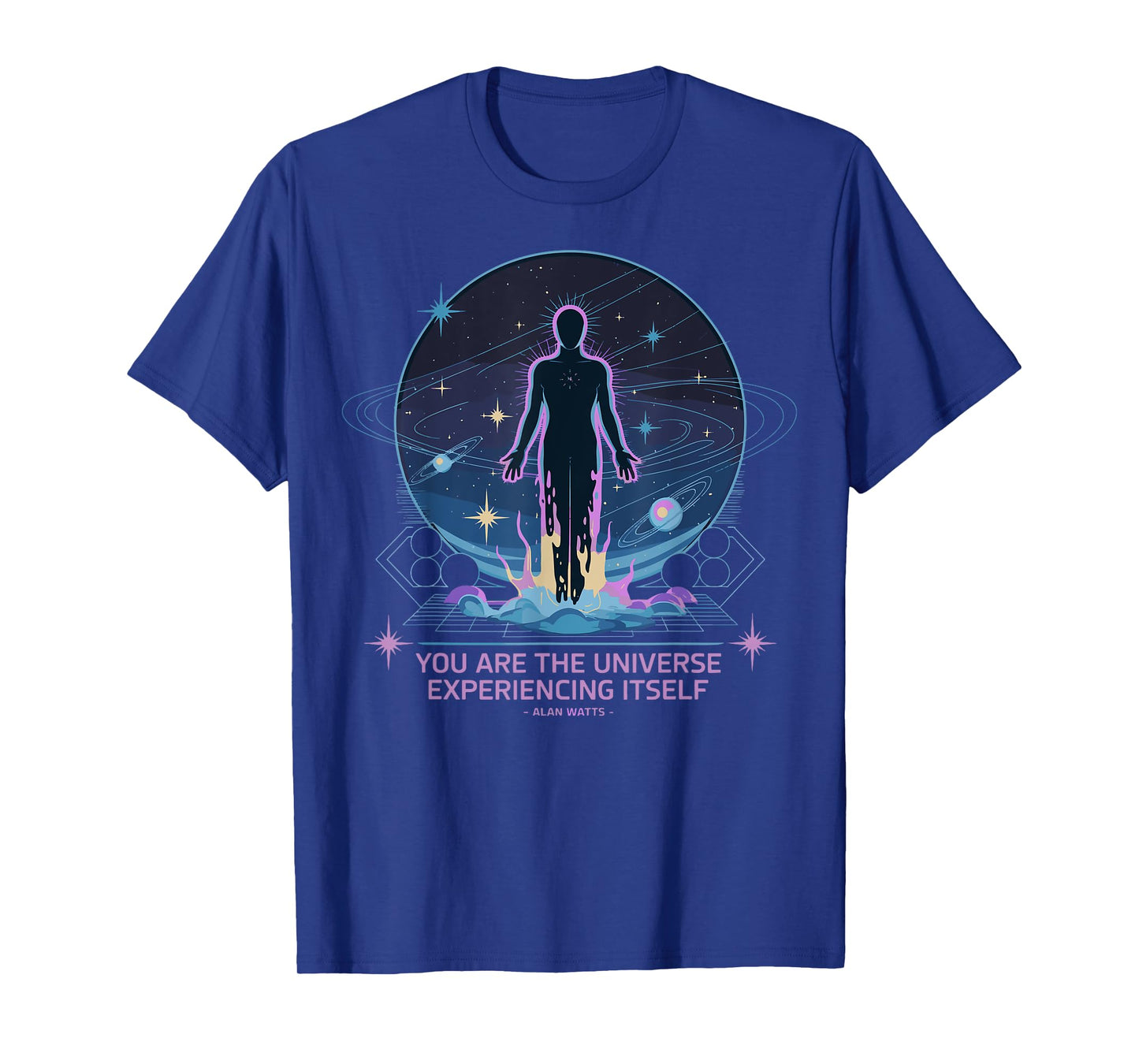 Alan Watts Cosmic Quote Universe Awareness Human Spirit T-Shirt