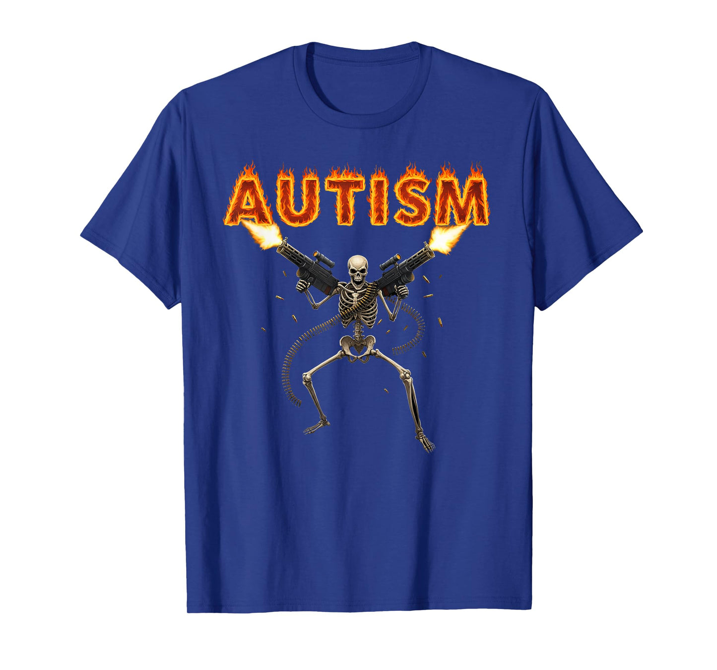 Autism Skeleton Funny Oddly Specific Meme Autistic Awareness T-Shirt