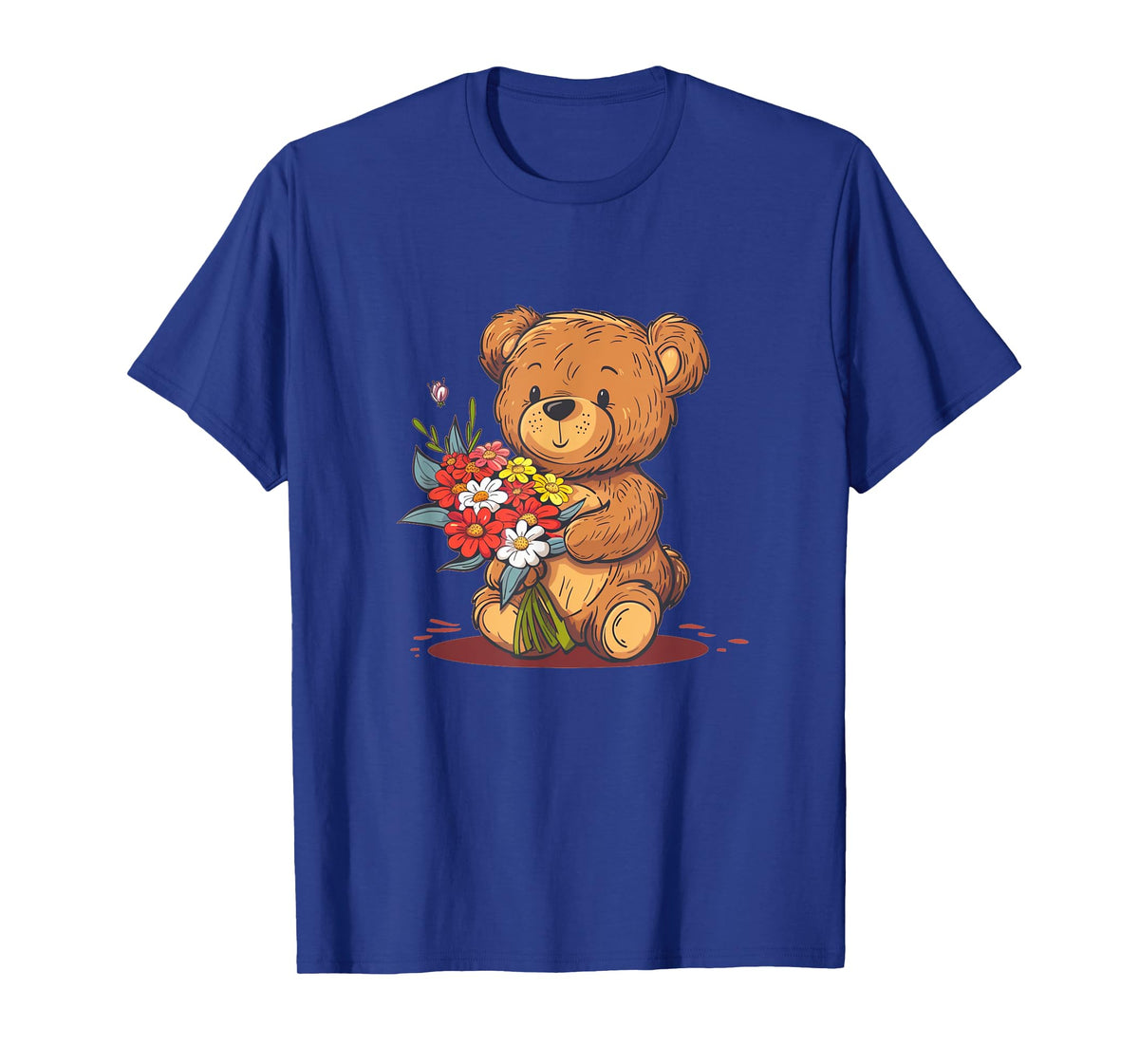 Funny flowers Teddy bear costume T-Shirt