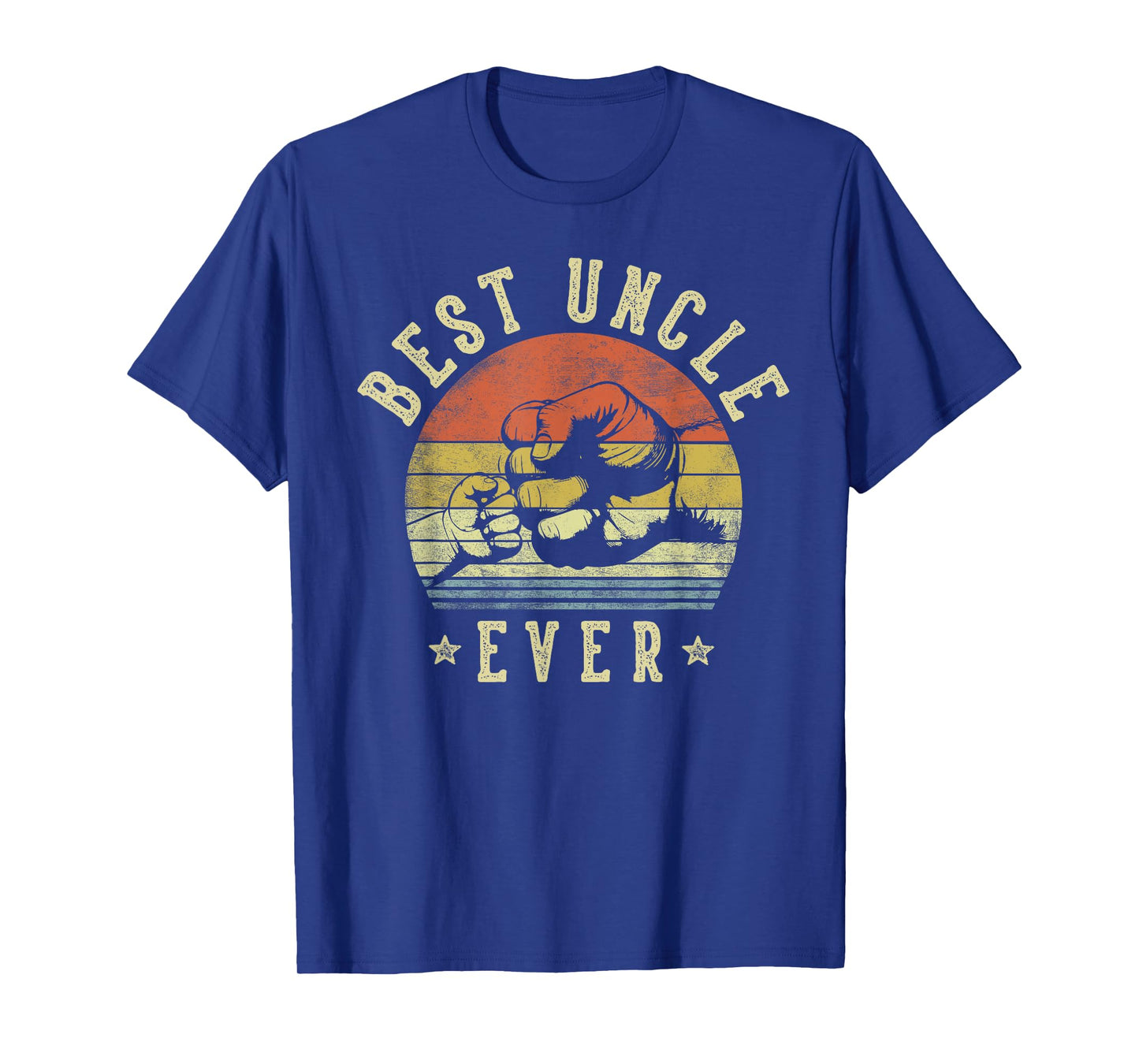 Best Uncle Ever - Retro Fist Bump Vintage Design Uncle T-Shirt
