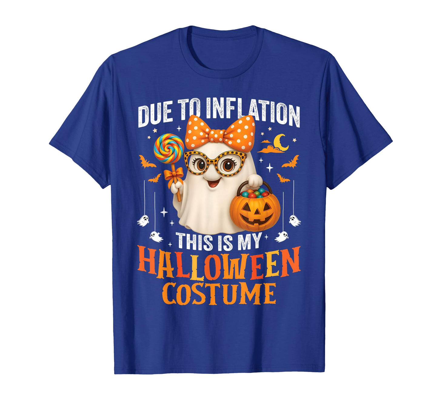 Due To Inflation This Is My Halloween Costume Women Girls T-Shirt