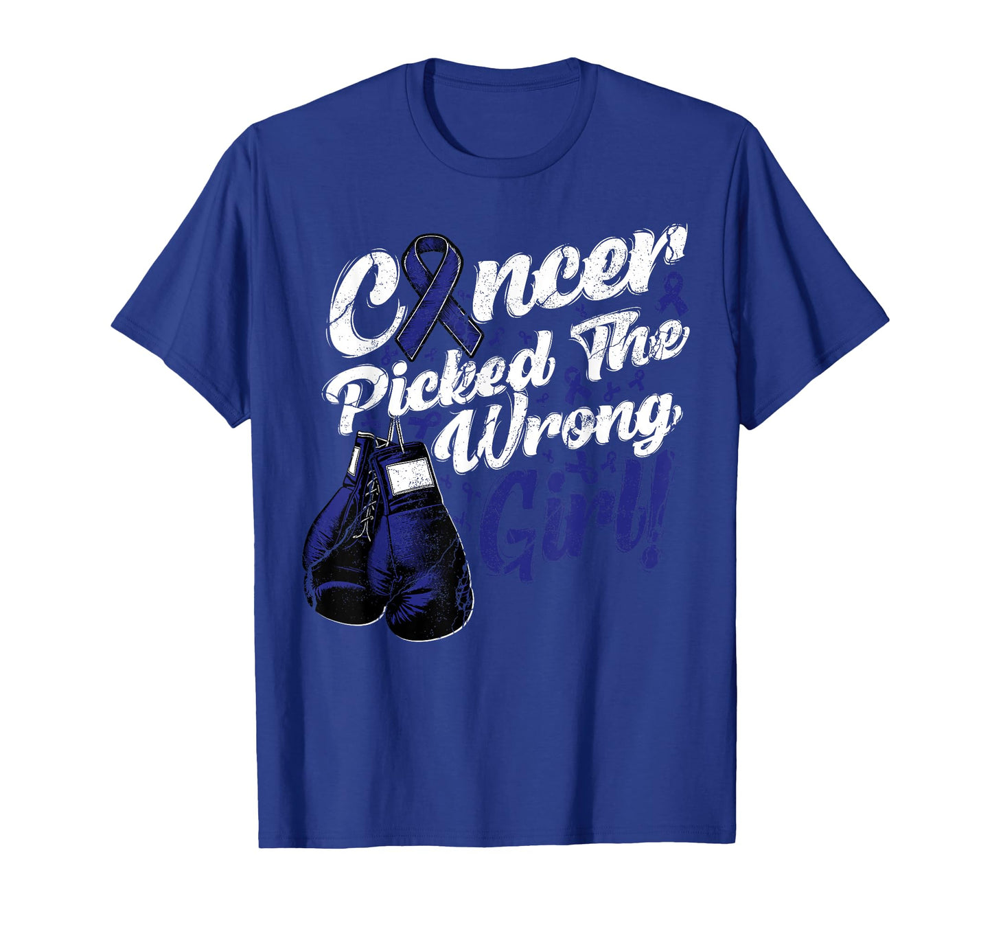 Colorectal Cancer Colon Picked Wrong Girl Awareness Support T-Shirt