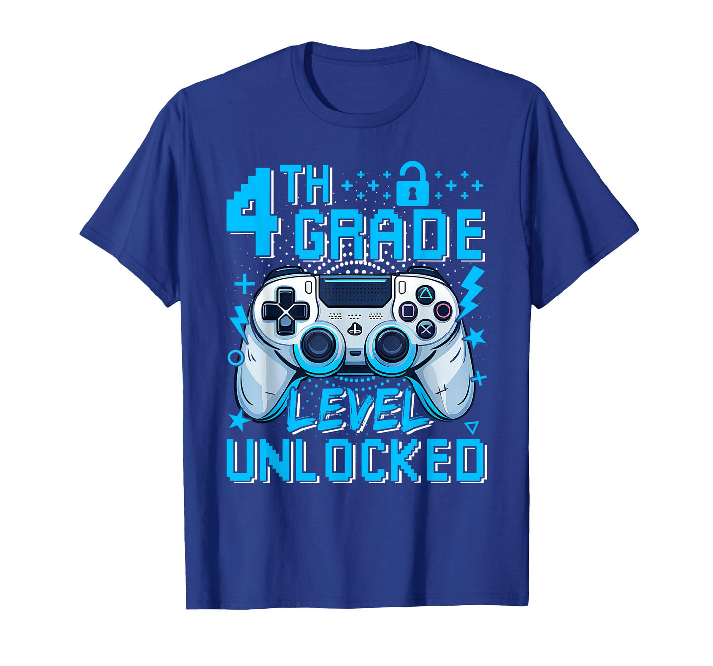 4th Grade Level Unlocked Video Game First Day Boy Kid T-Shirt