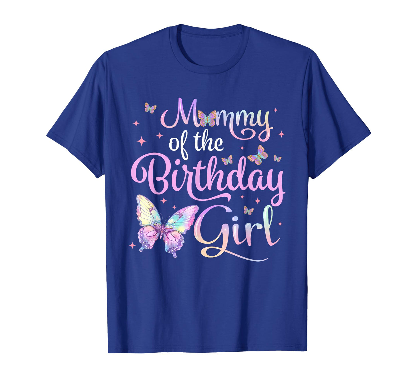 Mommy of The Birthday Girl Butterfly Party Family Matching T-Shirt