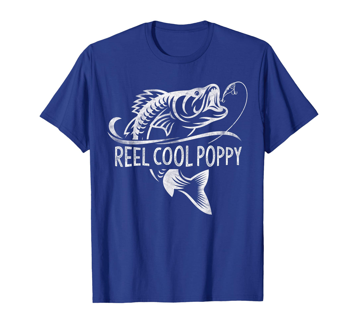 Reel Cool Poppy Fishing Gifts Poppy Father's Day T-Shirt