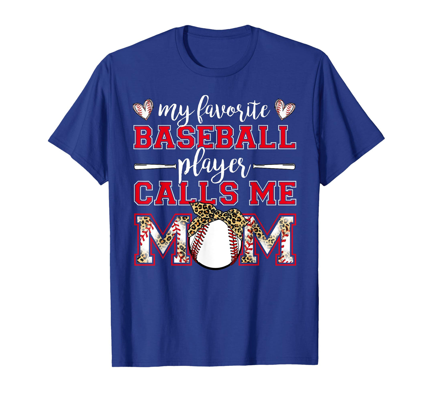 Baseball Mom Shirt My Favorite Baseball Player Calls Me Mom T-Shirt
