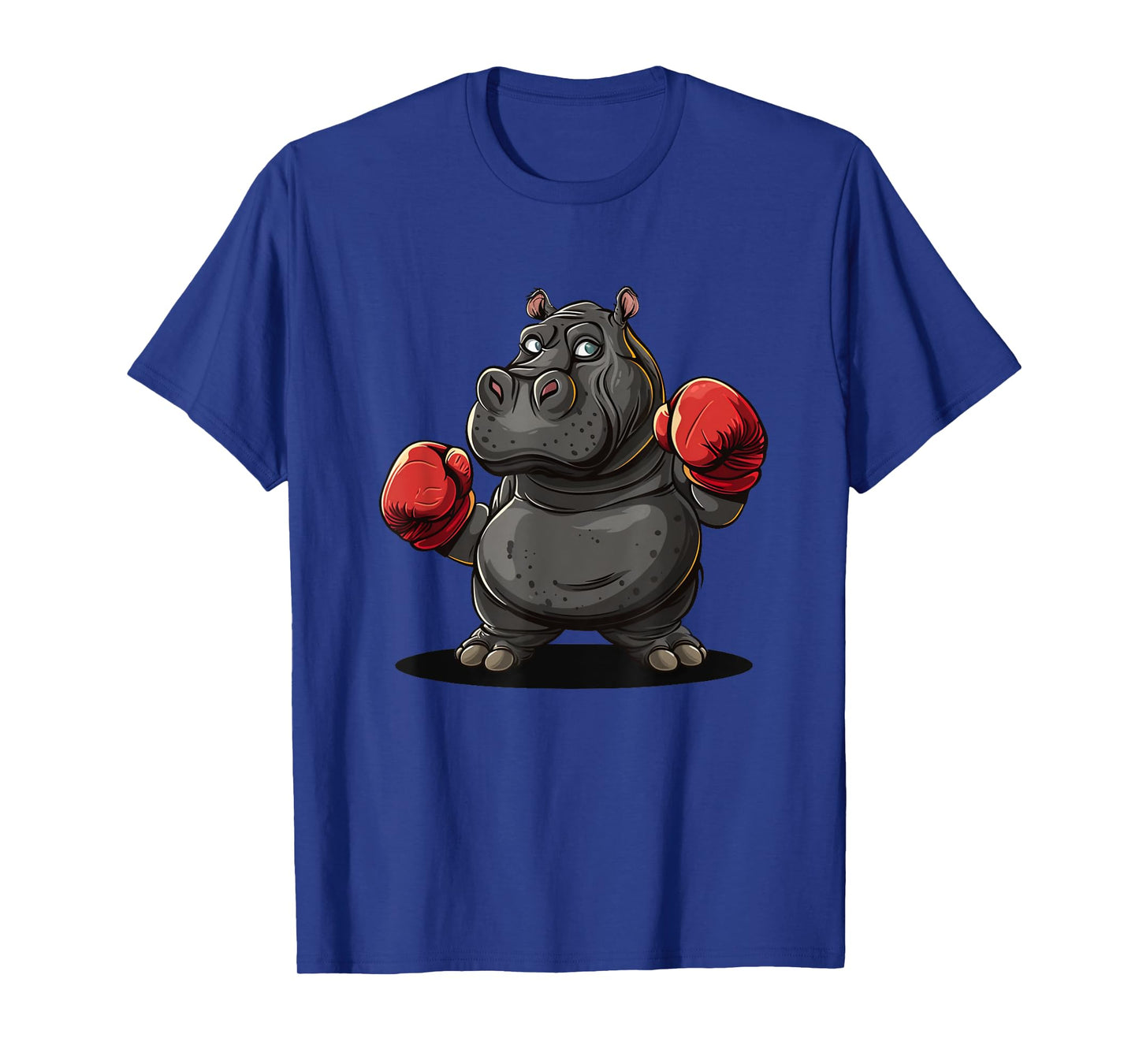 Cool boxing Athlete Costume for Hippo and Animals Lovers T-Shirt