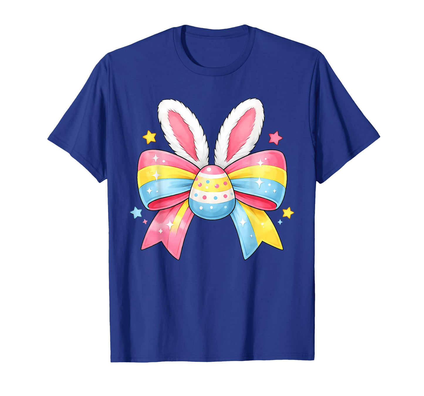 Girls Easter Cute Coquette Bow Egg Easter Kids Girls Women T-Shirt
