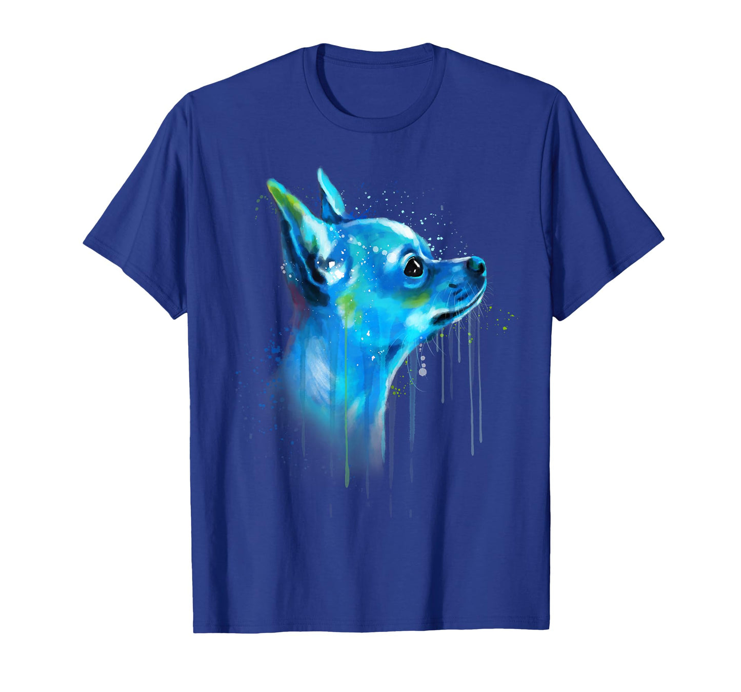 Cute Chihuahua Watercolor Painting Art T-Shirt