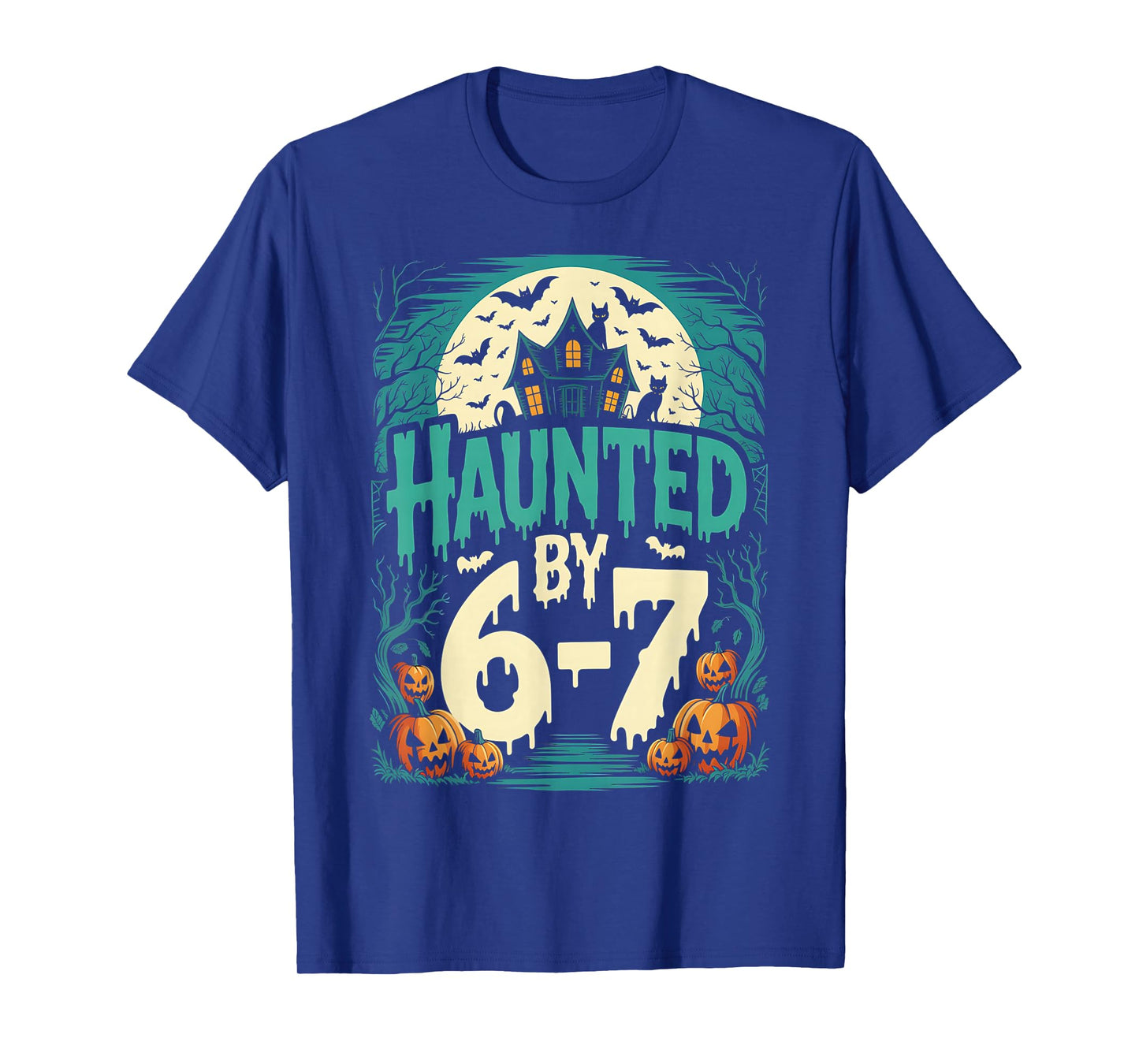 Retro Haunted by 6 7 T-Shirt