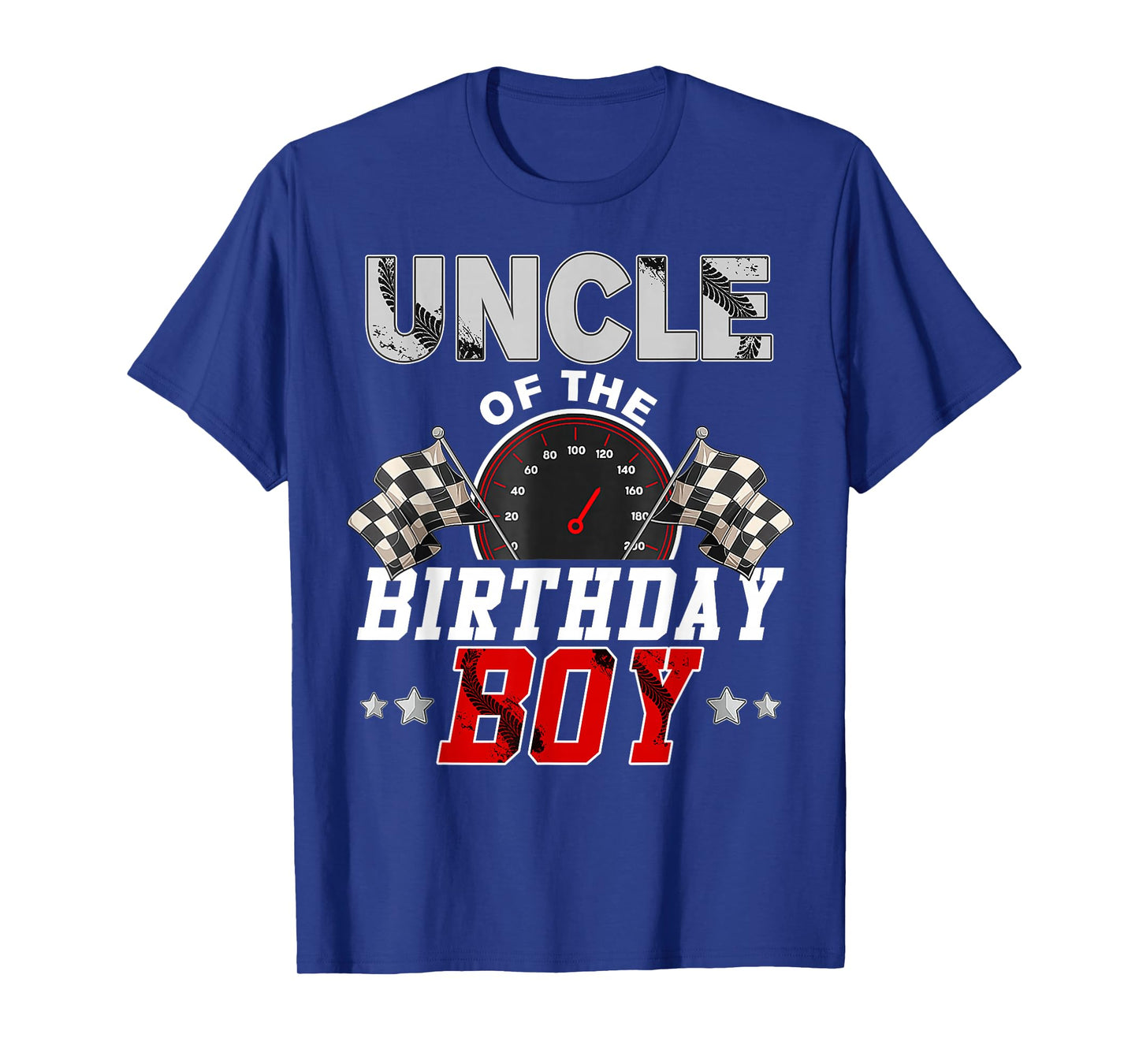 Uncle Of The Birthday Boy Race Car Racing Car Driver T-Shirt