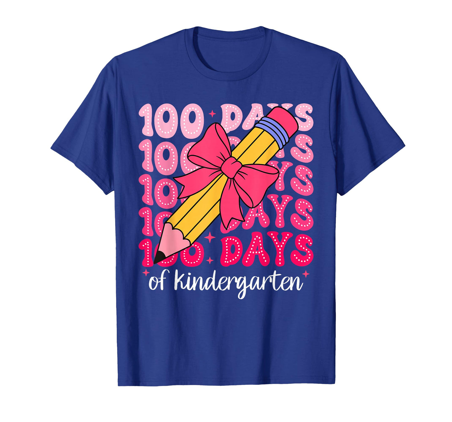 100 Days of Kindergarten Teacher 100th Day of School T-Shirt