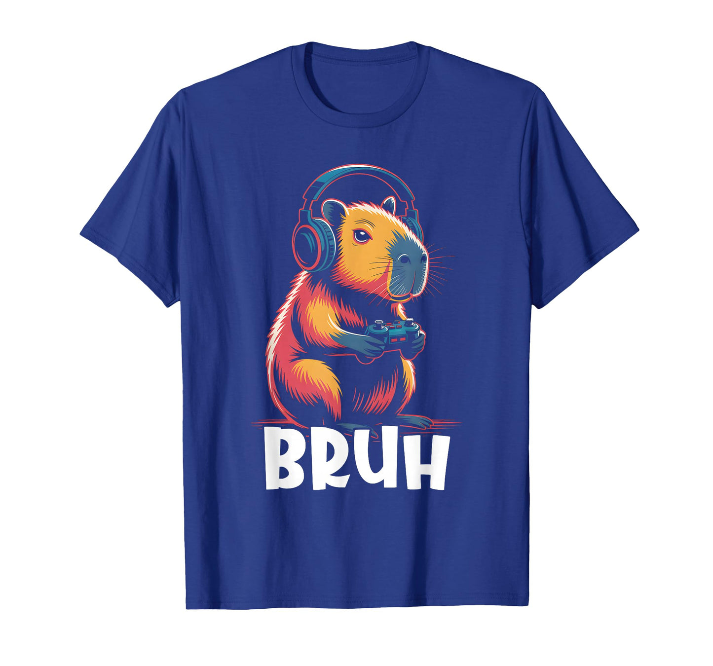 Bruh Video Games Boys Capybara T-Shirt