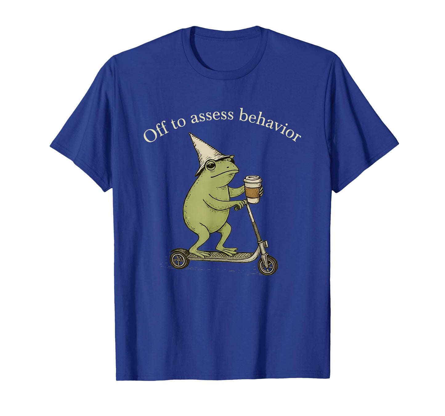 Off to Assess Behavior Funny Frog ABA Behavior Therapist T-Shirt