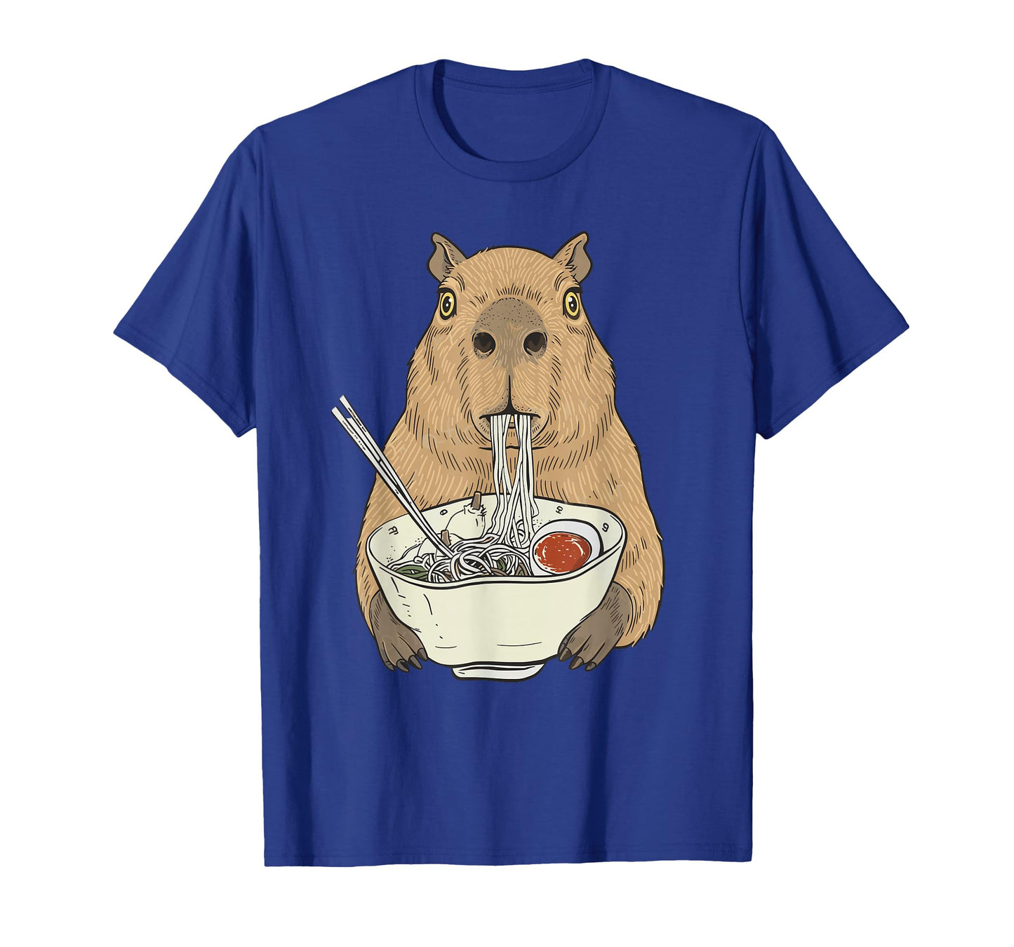 Capybara Ramen Japanese Funny Graphic Tee Kawaii Anime Gifts T-Shirt