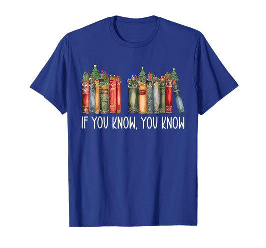 If You Know You Know 6 7 Reading Books Christmas 67 Meme T-Shirt