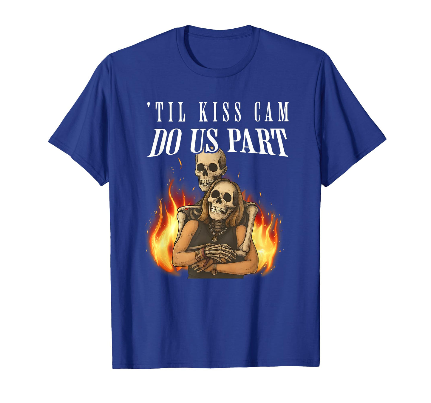 'Til Kiss Cam Do US Apart, Funny Halloween Concert T-Shirt
