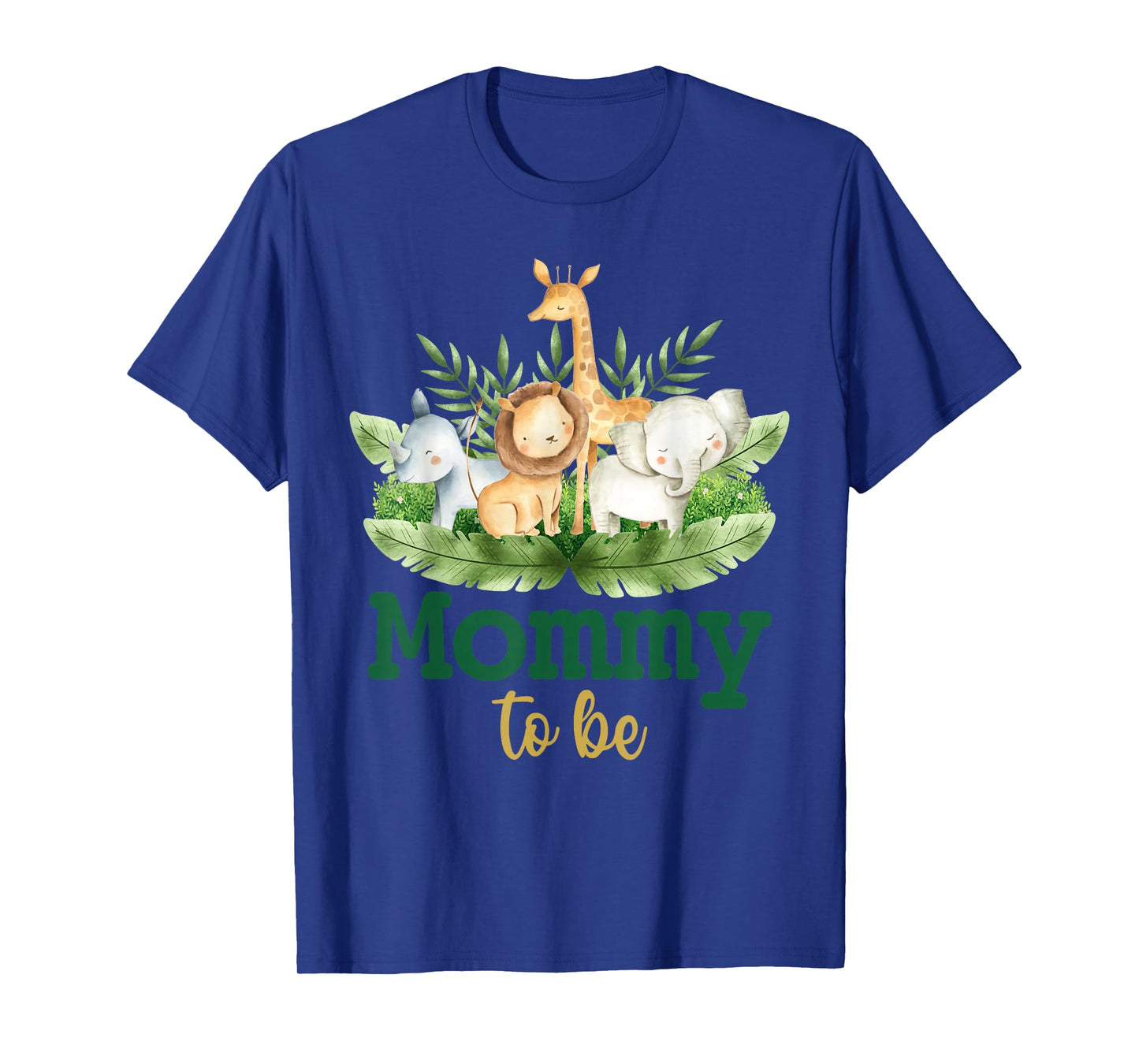 Soon To Be Mommy Jungle Animals Safari Baby Reveal T-Shirt