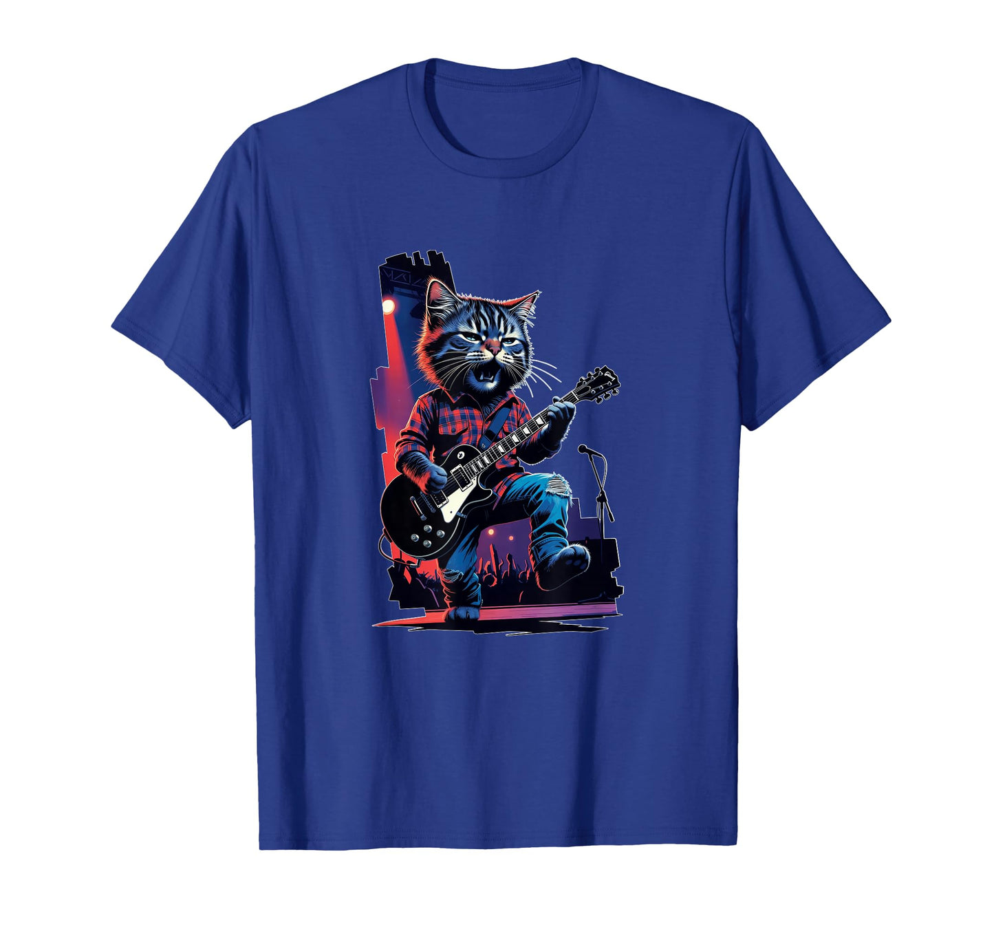 90's Grunge Rock Band Cat T-Shirt