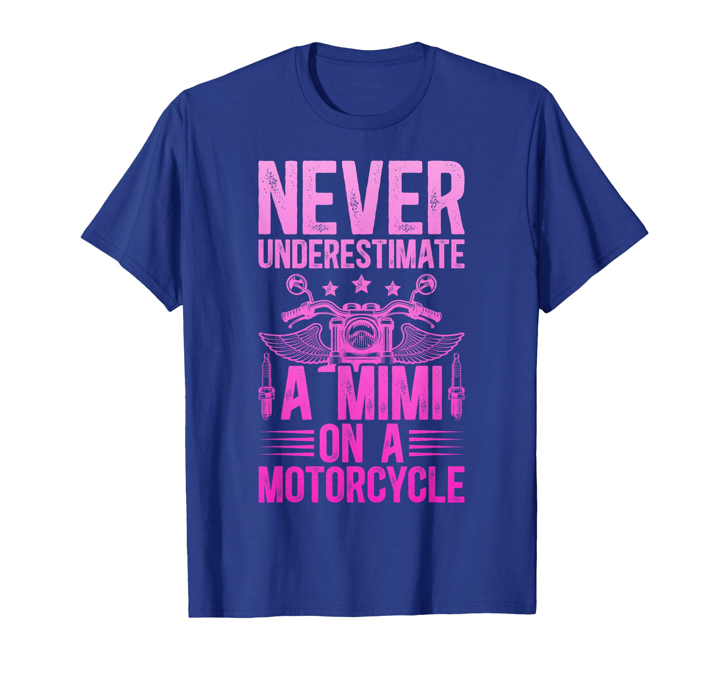 Mimi On A Motorcycle Rider Mimi Grandma Biker Mimi T-Shirt