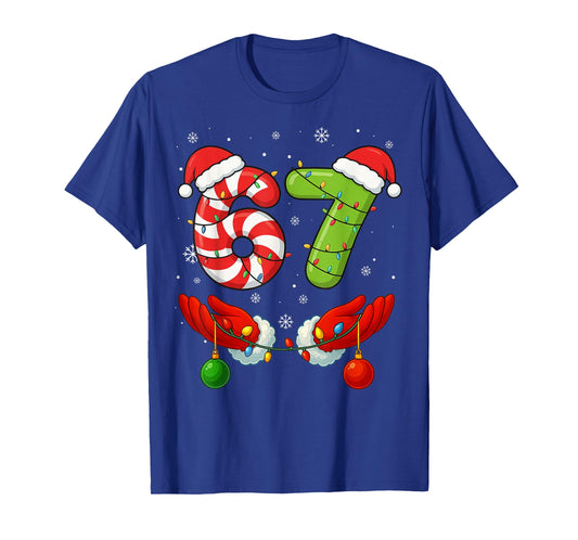 Funny Six Seven 6 7 Meme Kids Women Men Boys Girls Christmas T-Shirt